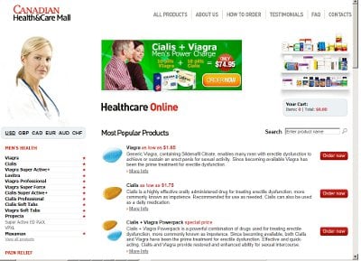 Fake Canadian Online Pharmacy Website www.lifetimehealthsource .mobi