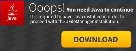 The "Ooops You Need Java to continue" Malicious Advertisement