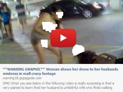 The Woman Shows Her Dress to Her Husbands Mistress Facebook Scam