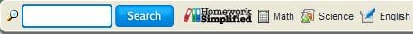 HomeworkSimplified toolbar