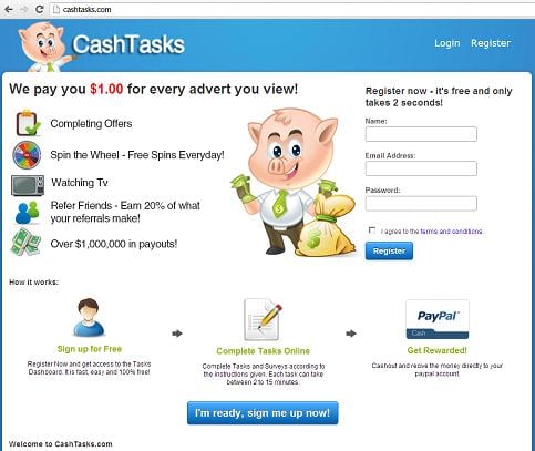 The website www.cashtasks.com