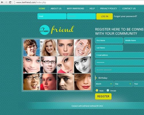 The Website www.innfriend.com