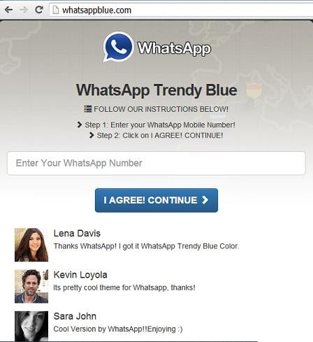 www.whatsappblue.com - WhatsApp Trendy Blue