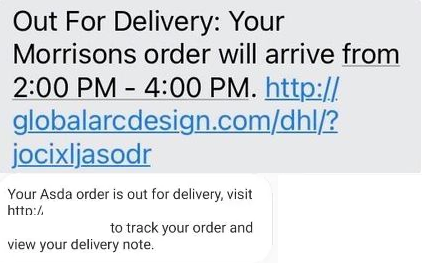 Asda Package Scam Text