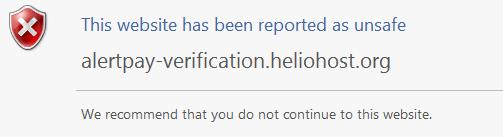 AlertPay Account Confirmation Phishing Scam