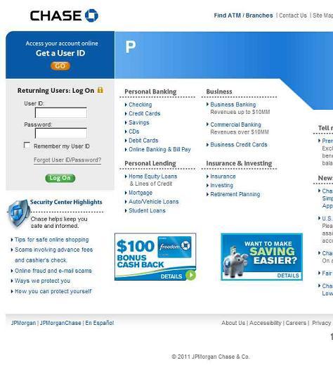 Chase Online Account Re-activation Phishing Scam