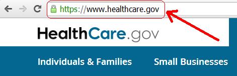 HealhCare.gov Website