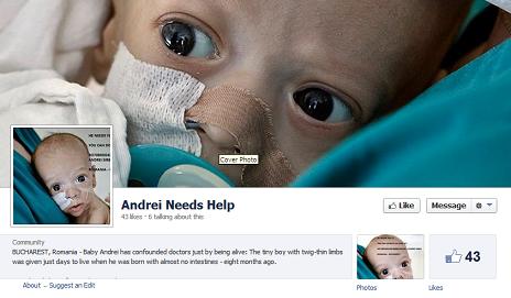 Baby Andrei Needs Help Fake Donation Facebook Page