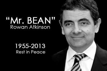 The Mr. Bean (Rowan Atkinson) Facebook Death Hoax