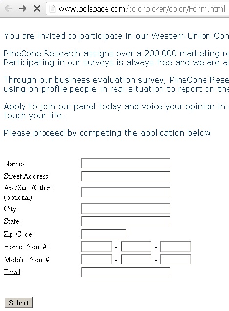 The PineCone Research Email Scam