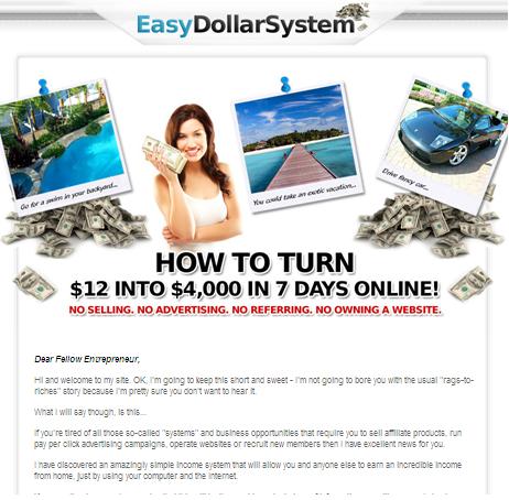 Scamming Websites easydollarsystem.com