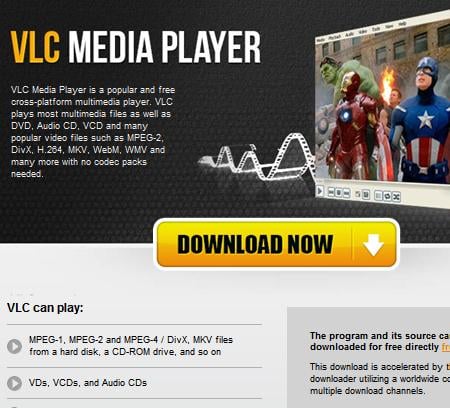 Website Softigloo Com Has A Fake Vlc Media Player