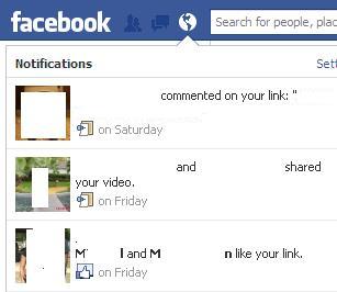 Facebook Notifications