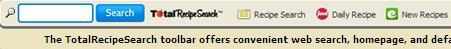TotalRecipeSearch toolbar 