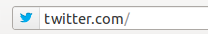 browser address bar twitter.com