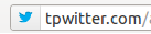 browser address bar tptwitter.com 