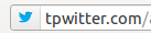 browser address bar tptwitter.com