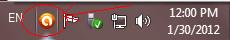 Avast Taskbar icon