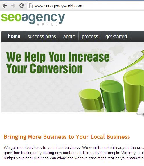 The website www.seoagencyworld.com