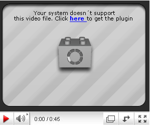 Your system doesn't support this video file. Click here to get the plugin