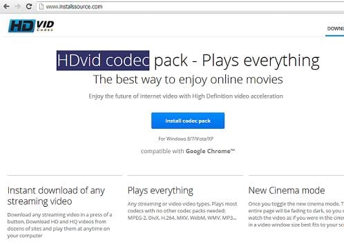 HDvidCodec Website