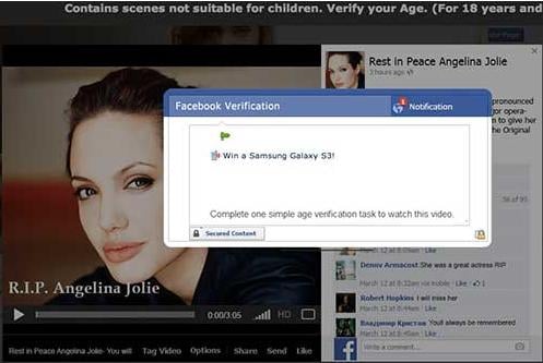 R.I.P. Angelina Jolie dies at 38 Survey Scam
