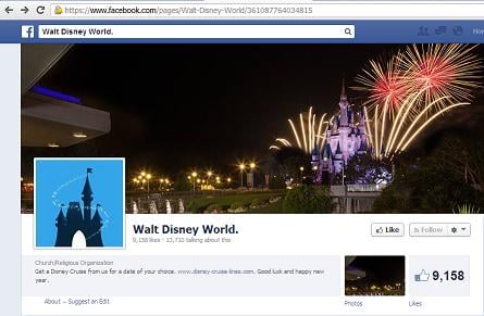 The Fake Walt Disney World Facebook Page