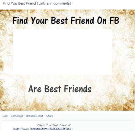 Find Your Best Friend On FB