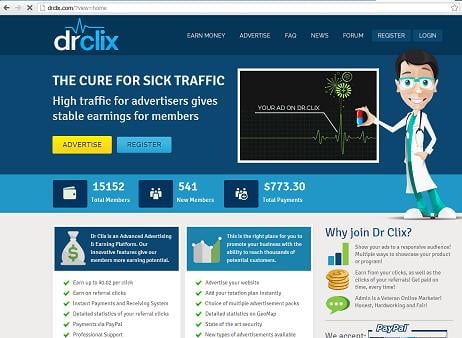 The website www.Drclix.com