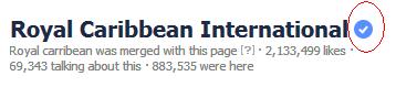 Royal Caribbean International Facebook page