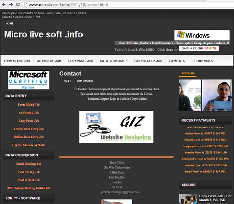 The website www.microlivesoft.info