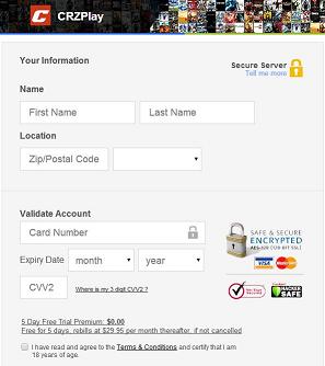 www.crzplay.com sign up page