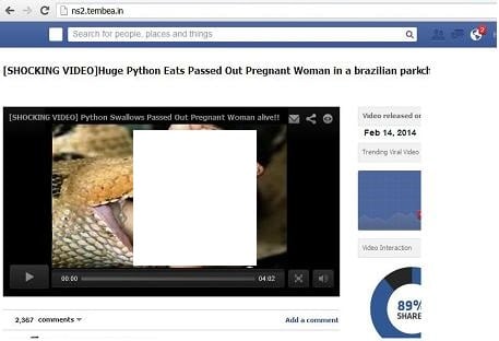 Python Eats Pregnant Woman