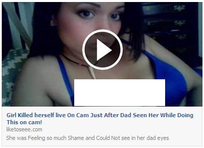 Girl Killed herself live On Cam Just After Dad Seen Her While Doing This on cam! Facebook post