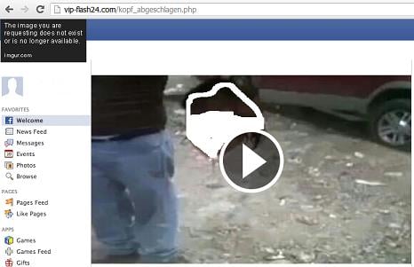 Ehemann schlägt Kopf seiner Frau ab und läuft durch Berli - Facebook Video Scam