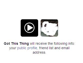 Got This Thing Malicious Facebook Application