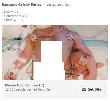 is parents can't afford surgery so facebook and cnn are paying half of the expenses