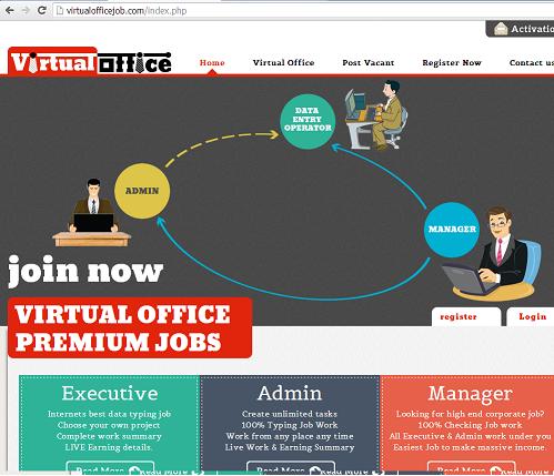 The Website www.virtualofficejob.com