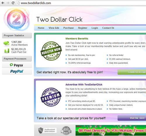 The Website www.twodollarclick.com