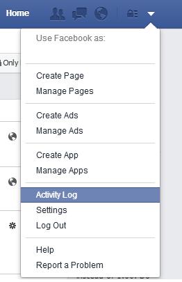 Facebook Menu