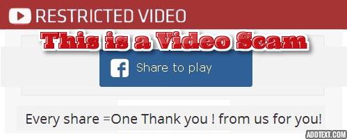 Restricted Video - Every share=One Thank you from us for you
