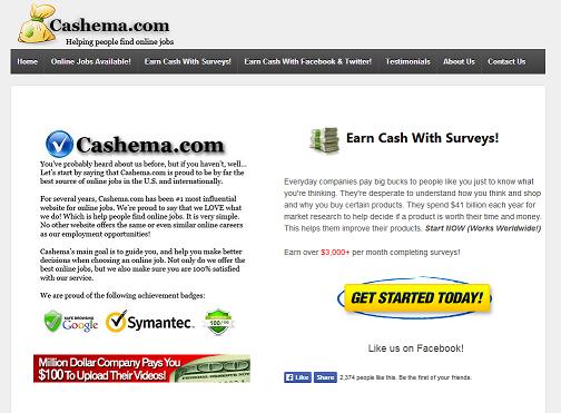 The website www.cashema.com