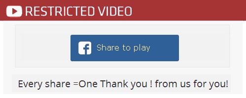 Restricted Video - Share to Play