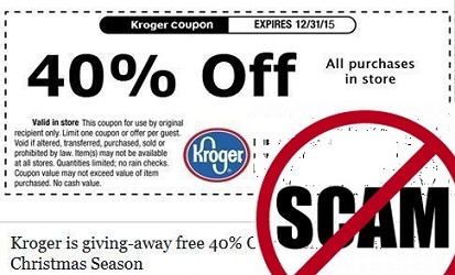 Kroger is giving-away free 40% Off voucher to start off Christmas Season