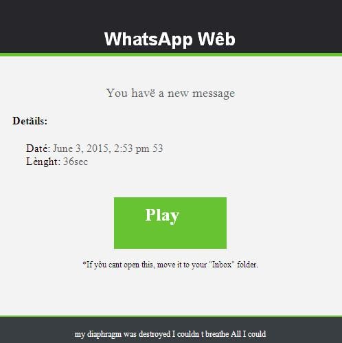 WhâtsApp Web You hâve a new message