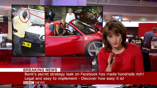 banks secret strategy has been leaked on Facebook that has made hundreds rich