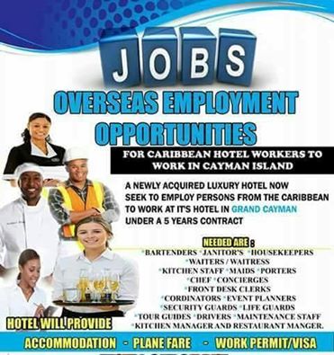 cayman scam hotel overseas opportunities employment islands workers caribbean island