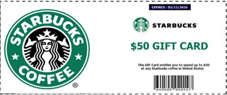 Starbucks Gift Card