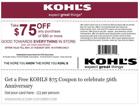 Get A Free 75 Or 100 Kohls Coupon Or Gift Card Facebook Scams