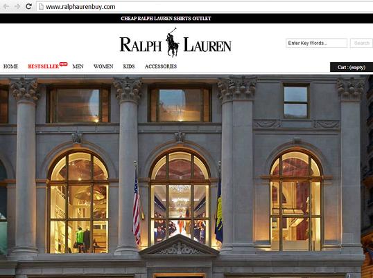 www.ralphaurenbuy.com - A Fake Ralph Lauren Clothing Website